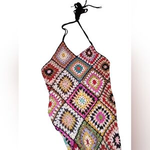 Amalfi Coast Crochet Maxi Dress